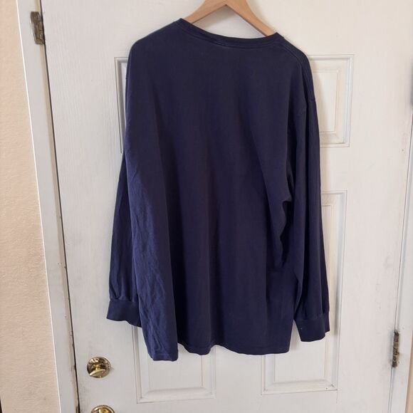 Vintage Polo Ralph Lauren Shirt Mens XL Blue Teddy Bear Long Sleeve Tee Designer - Picture 7 of 10